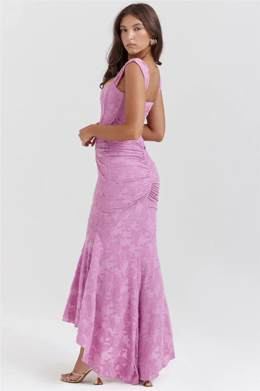 Pink Emanuela Dress – Charm and lightness in one look