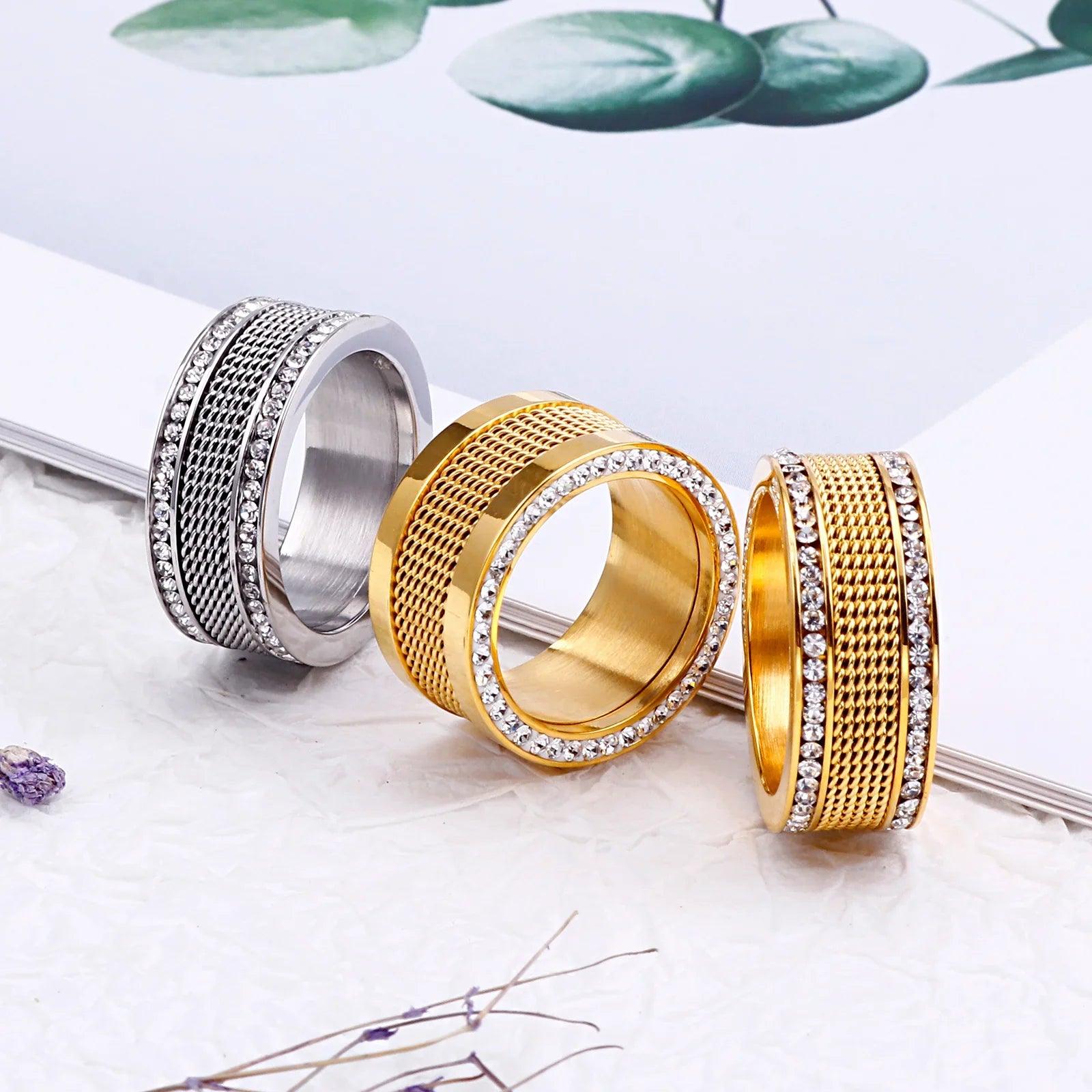 Anel Classic Zircônia Banhado a Ouro 18k - Sundian