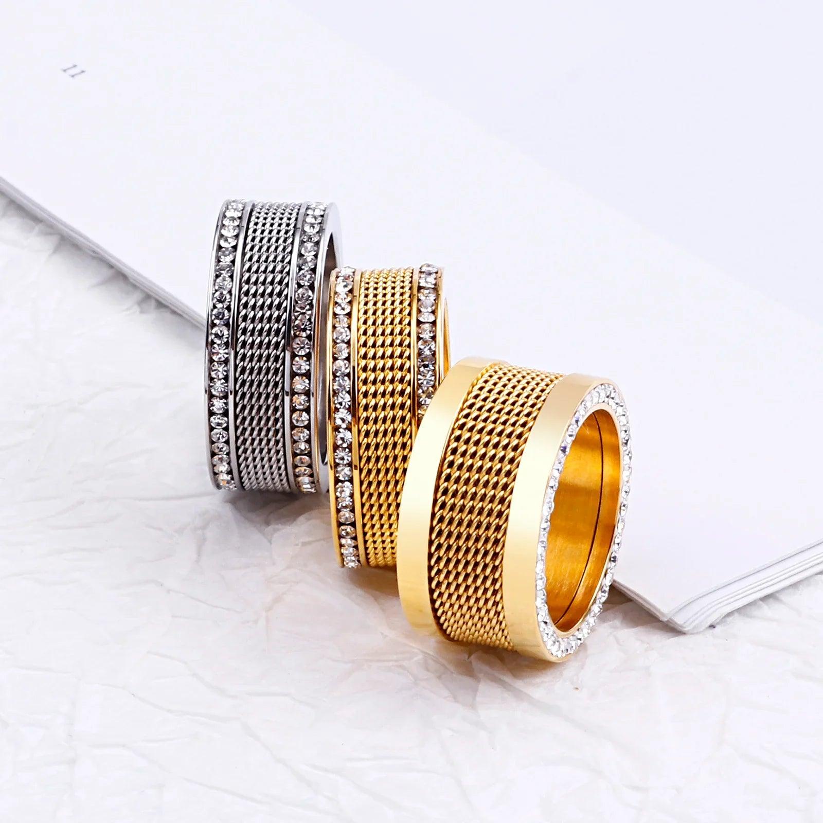 Anel Classic Zircônia Banhado a Ouro 18k - Sundian