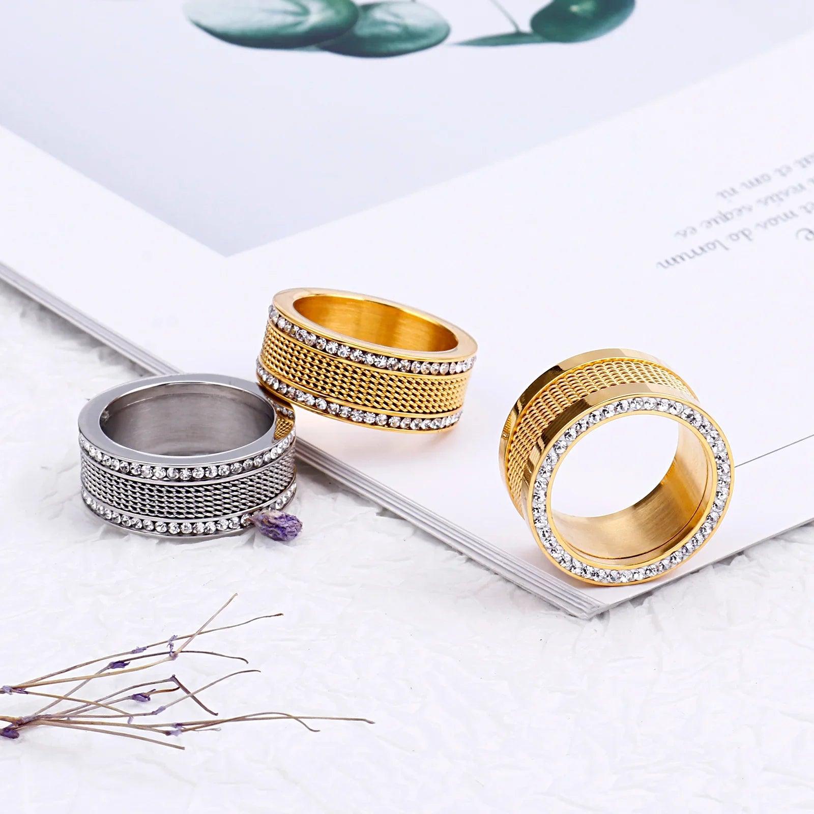 Anel Classic Zircônia Banhado a Ouro 18k - Sundian