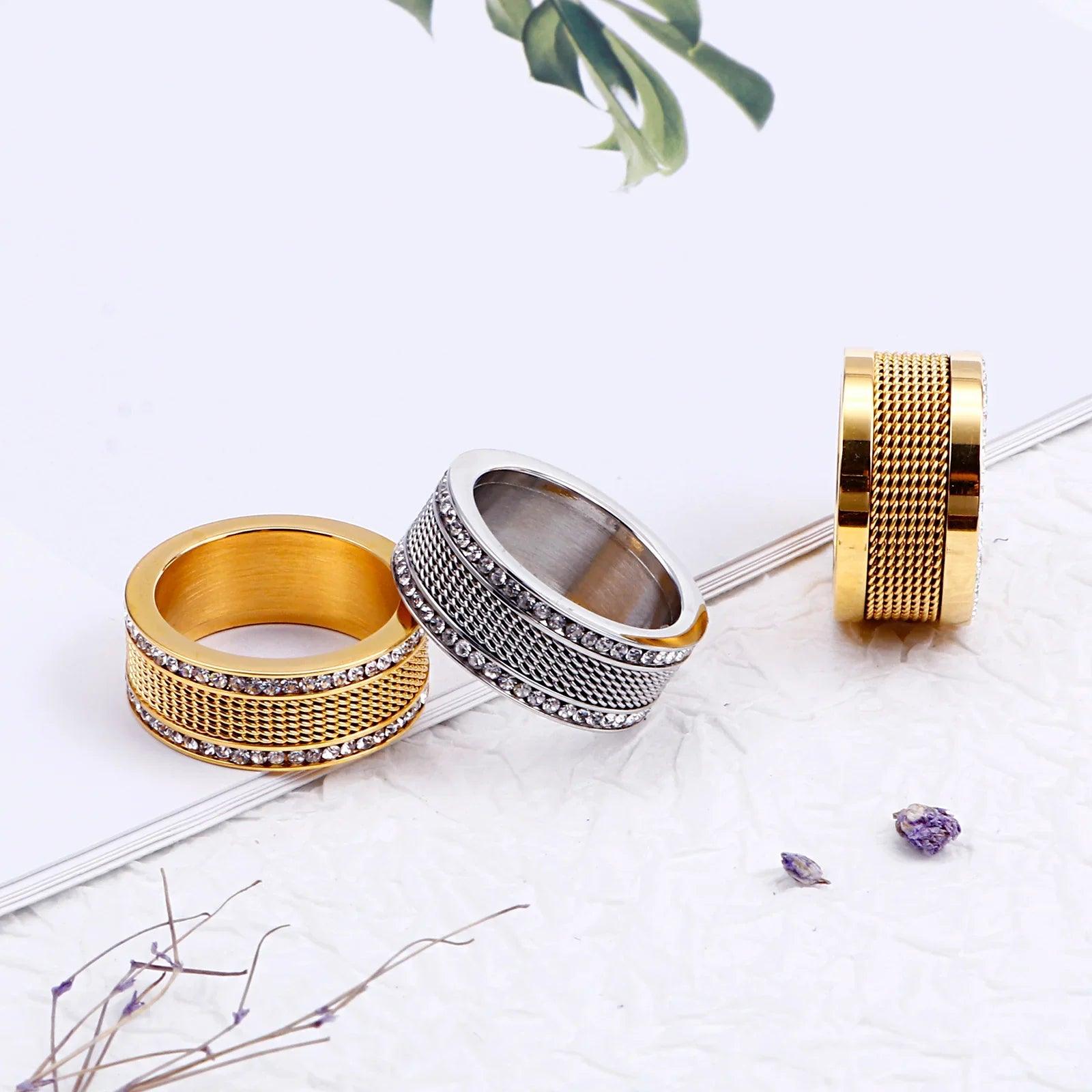 Anel Classic Zircônia Banhado a Ouro 18k - Sundian