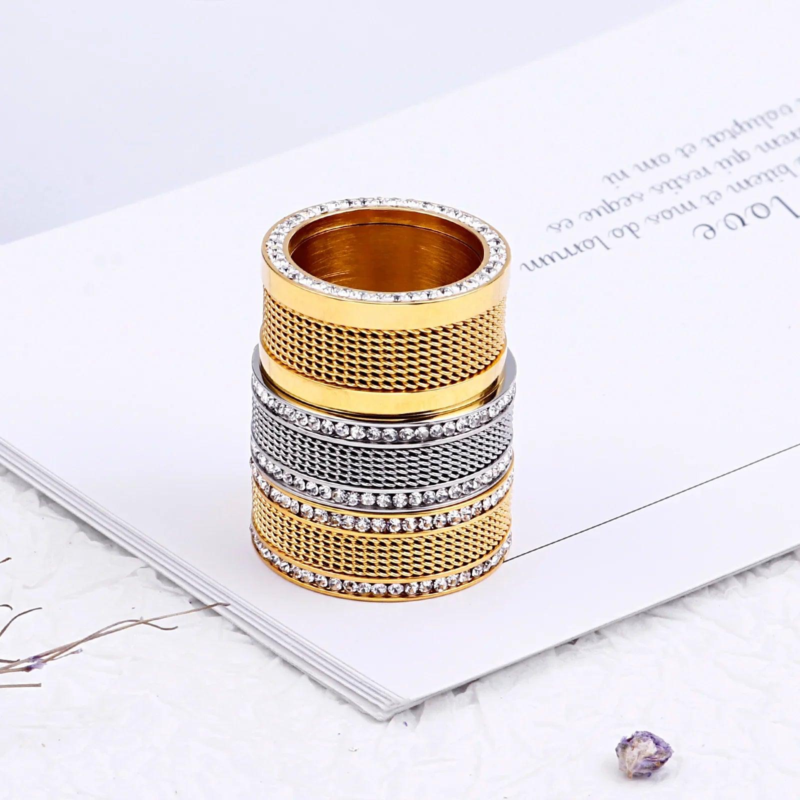 Anel Classic Zircônia Banhado a Ouro 18k - Sundian