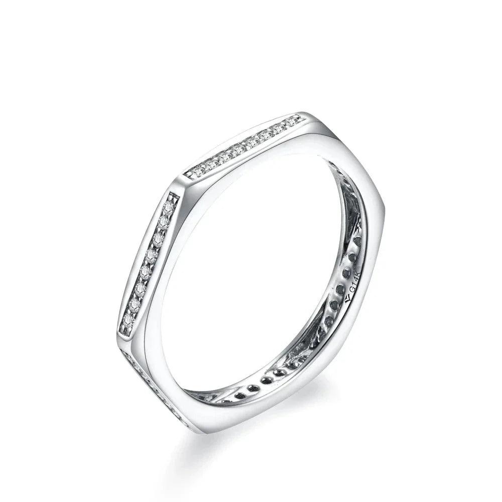 Anel Fine em Prata 925 Banhado a Ouro 18k - Sundian