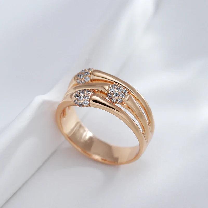 Anel Modern Rosé - Sundian