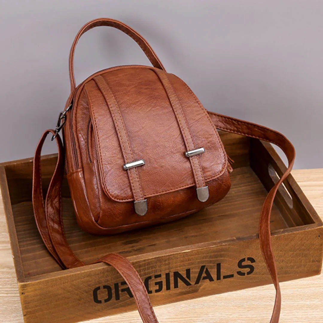 Bolsa de Ombro de Couro Mirella - Sundian