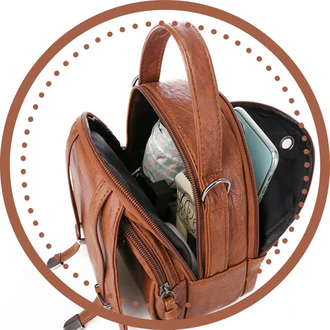 Bolsa de Ombro de Couro Mirella - Sundian