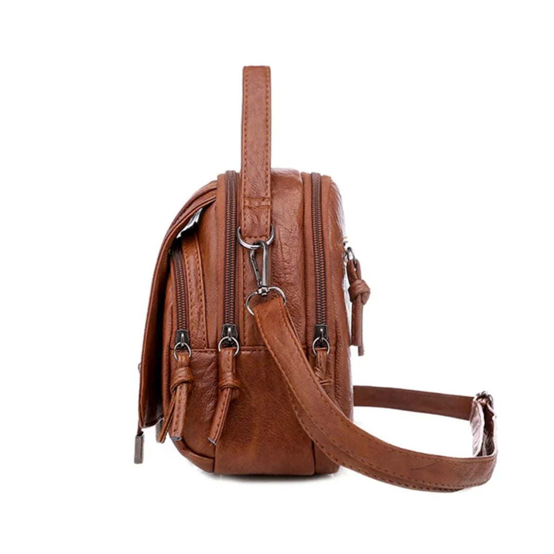 Bolsa de Ombro de Couro Mirella - Sundian