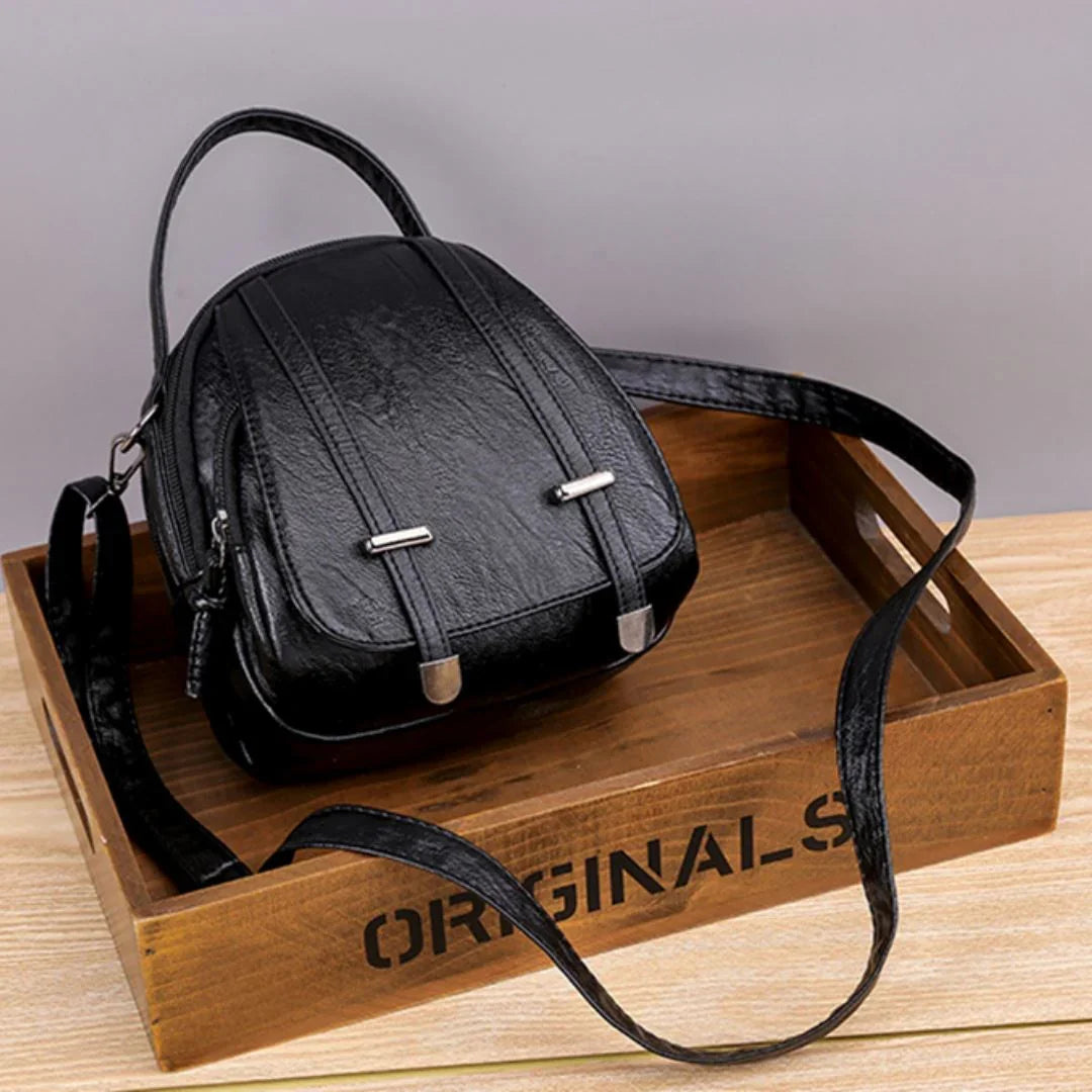 Bolsa de Ombro de Couro Mirella - Sundian