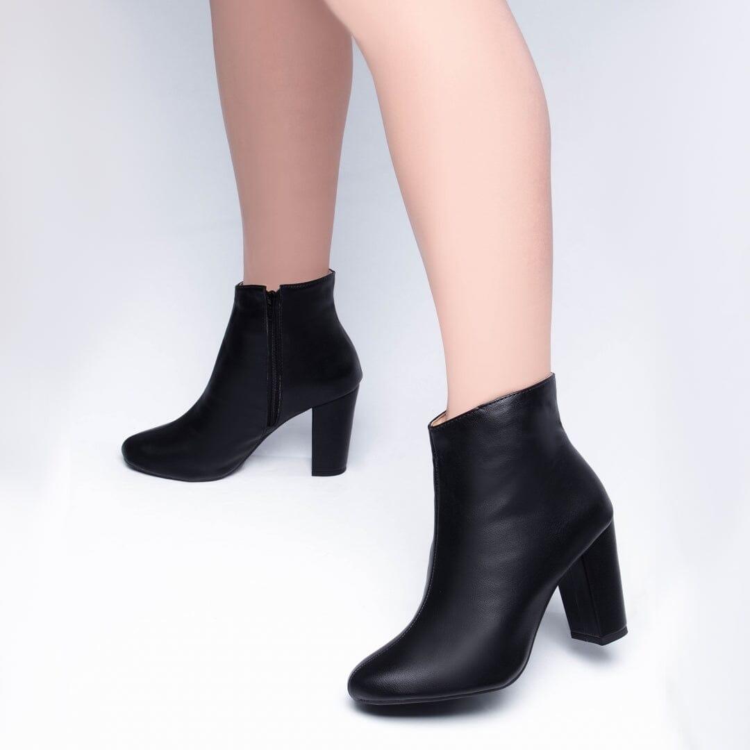 Bota Cano Curto Feminina Estilo Sombra - Sundian - Sundian
