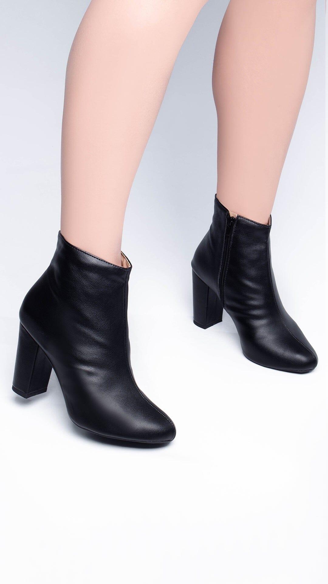 Bota Cano Curto Feminina Estilo Sombra - Sundian - Sundian