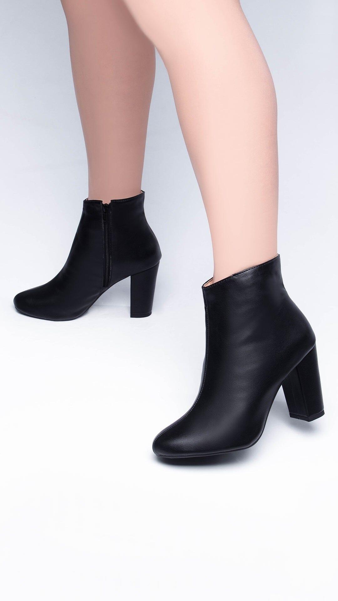 Bota Cano Curto Feminina Estilo Sombra - Sundian - Sundian