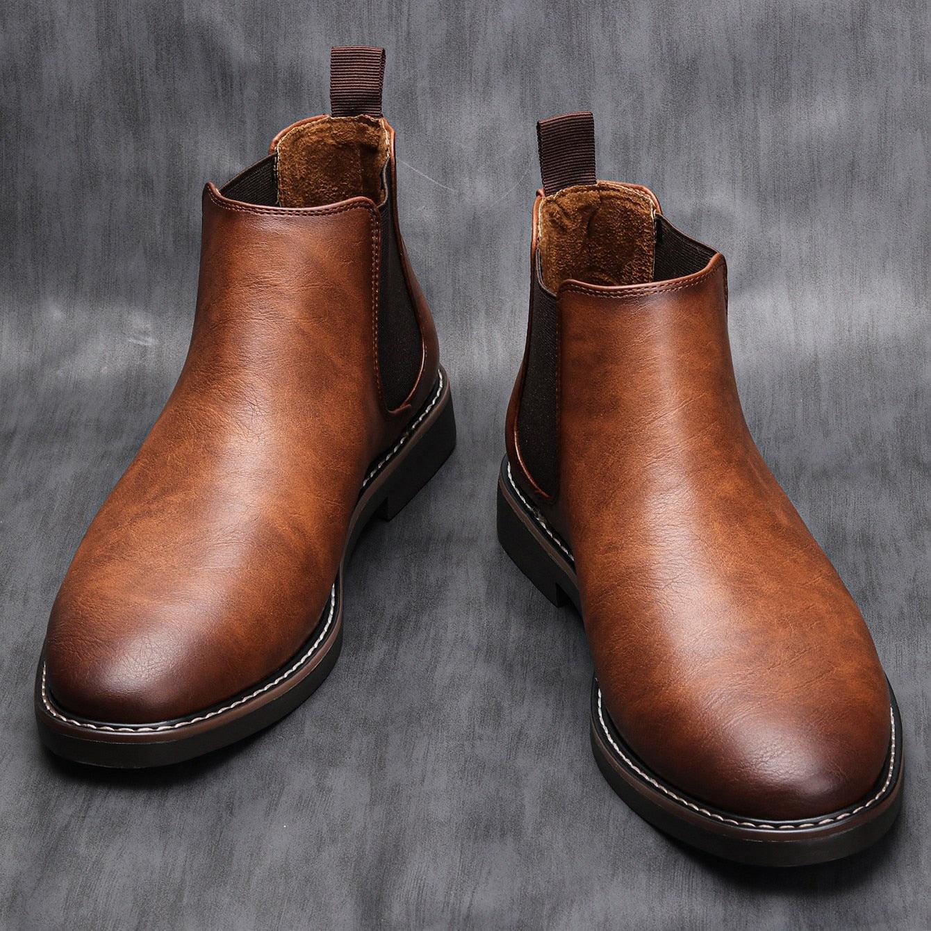 Bota Chelsea Masculina em Couro - Sundian - Sundian