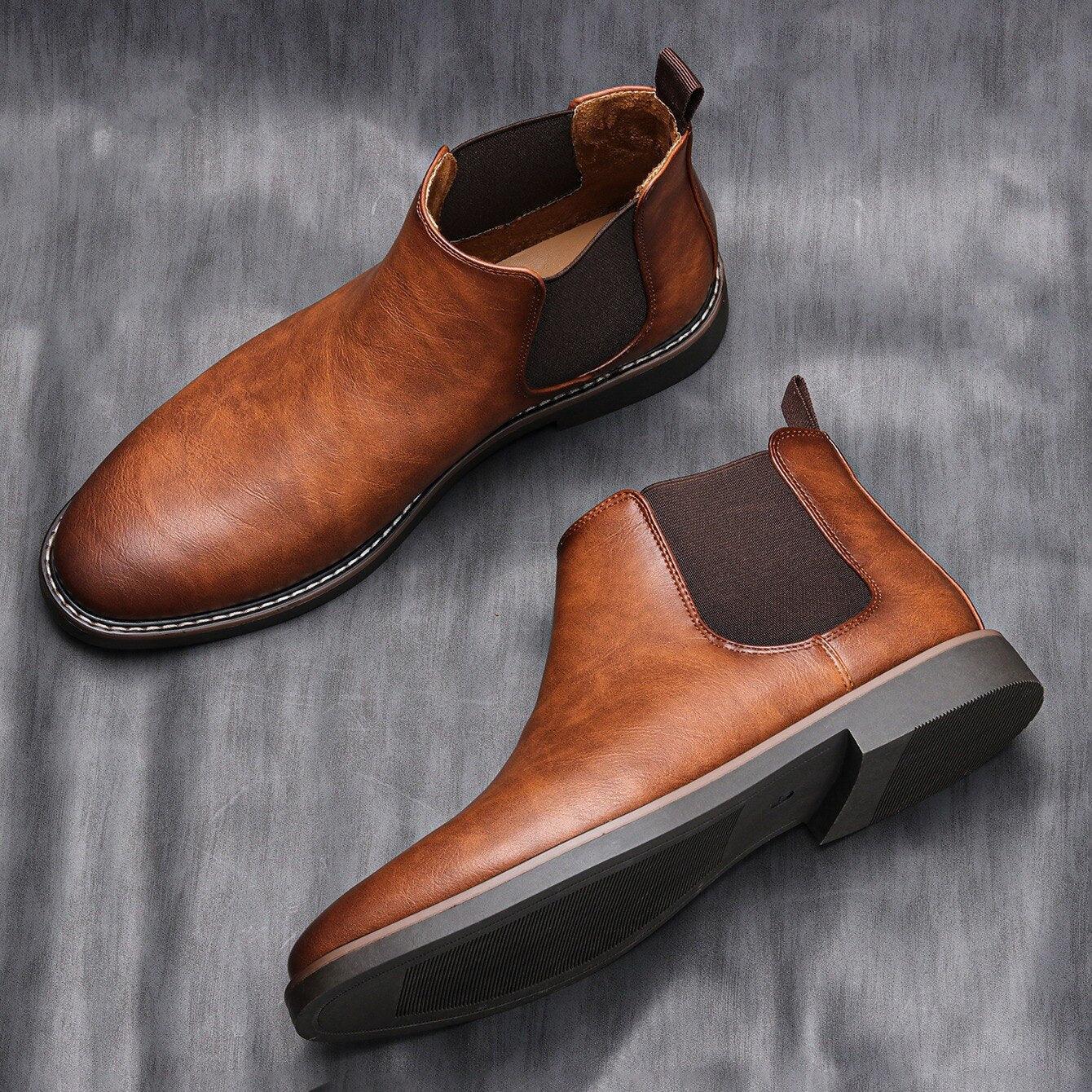 Bota Chelsea Masculina em Couro - Sundian - Sundian