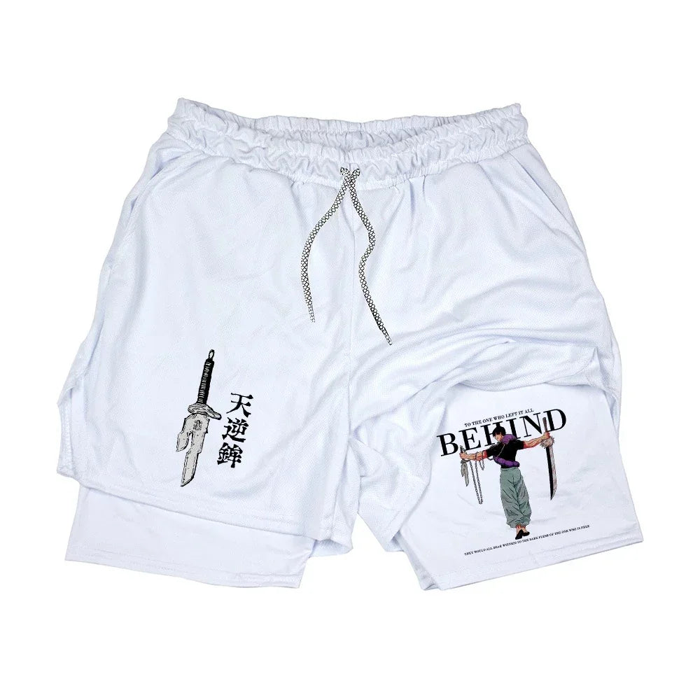 Short Compressão 2 em 1 - BRANCO