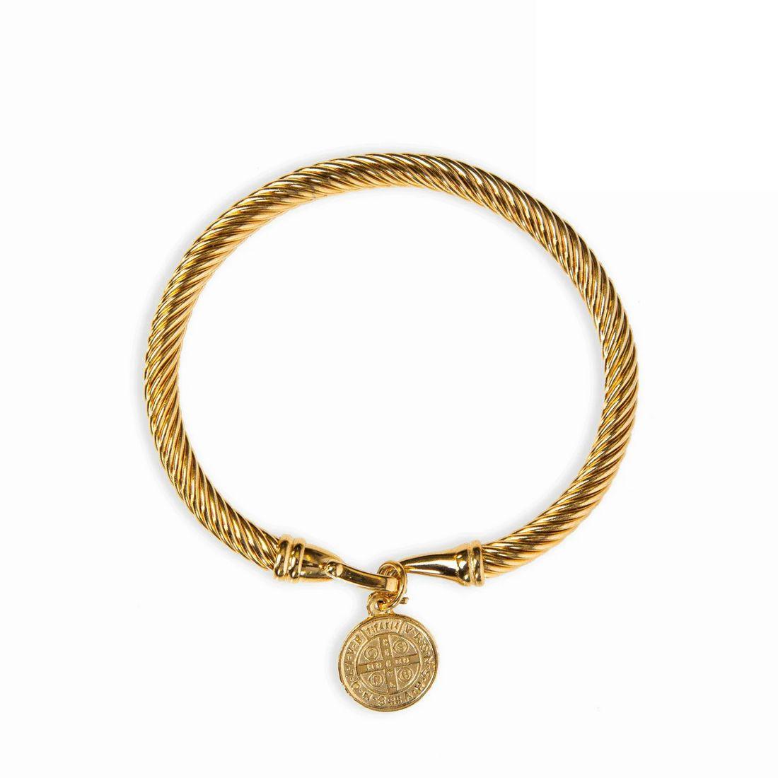 Bracelete Pingente de Moeda Banhado em Ouro 18k - Sundian - Sundian