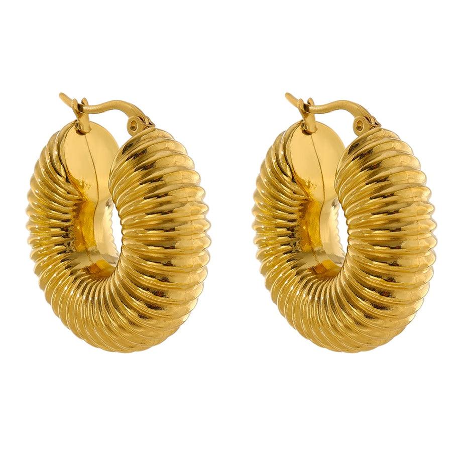 Brinco de Argola Banhado a Ouro 18k - Sundian - Sundian