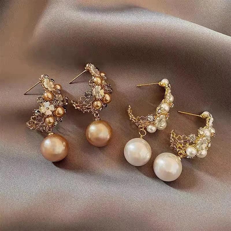 Brinco Floral e Pérola - Sundian - Sundian