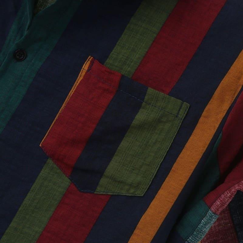 Picasso Striped Printed Shirt