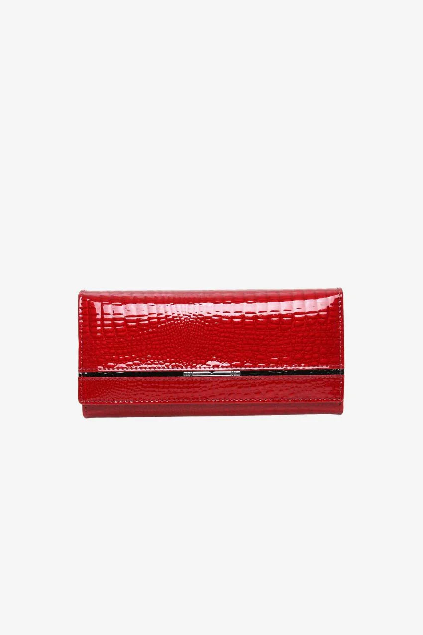 Cartera de piel de cocodrilo para mujer: sofisticación con un ajuste perfecto
