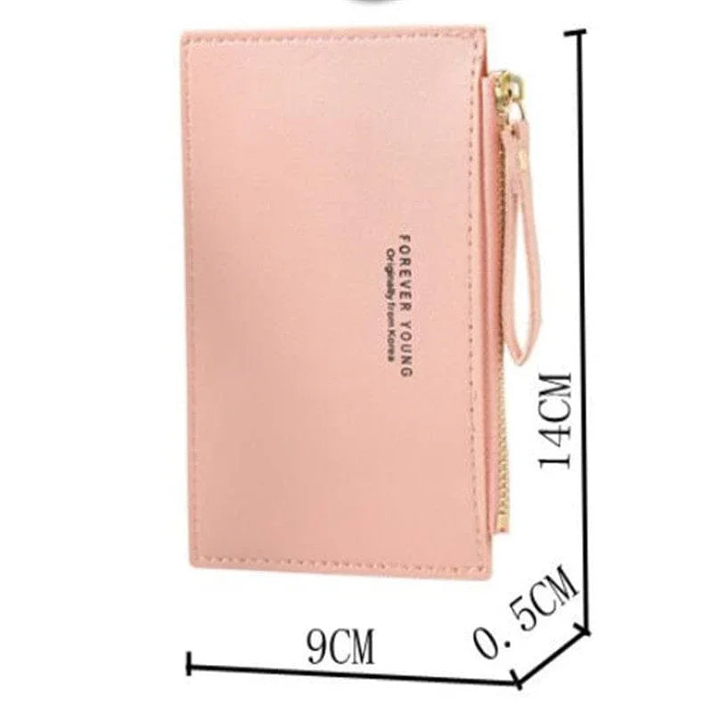 Small Women's Wallet with Zipper – Modern design with a classic touch
