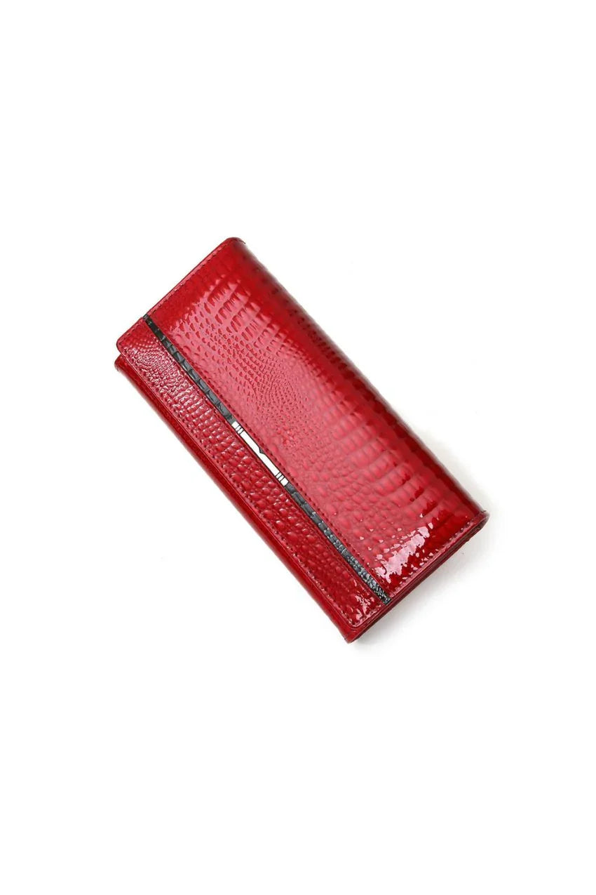 Cartera de piel de cocodrilo para mujer: sofisticación con un ajuste perfecto