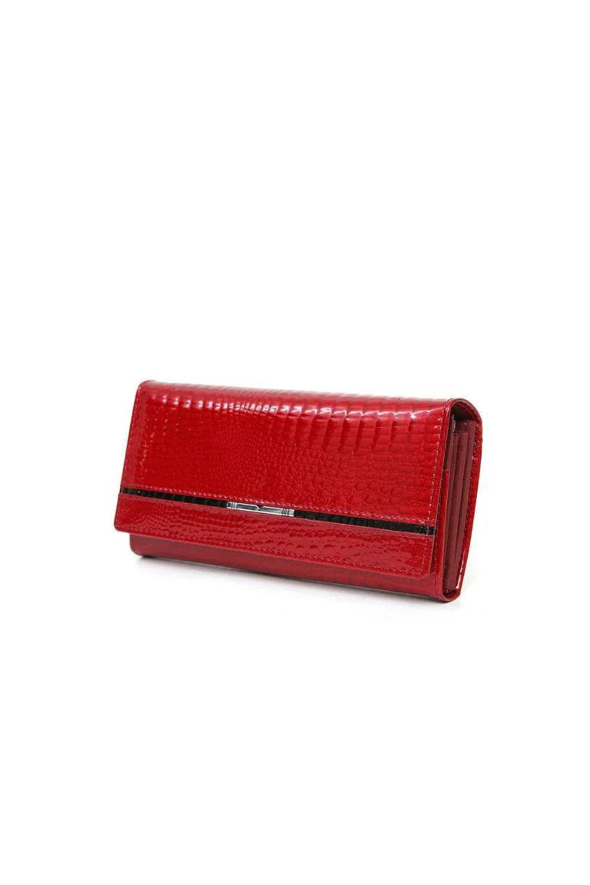 Cartera de piel de cocodrilo para mujer: sofisticación con un ajuste perfecto
