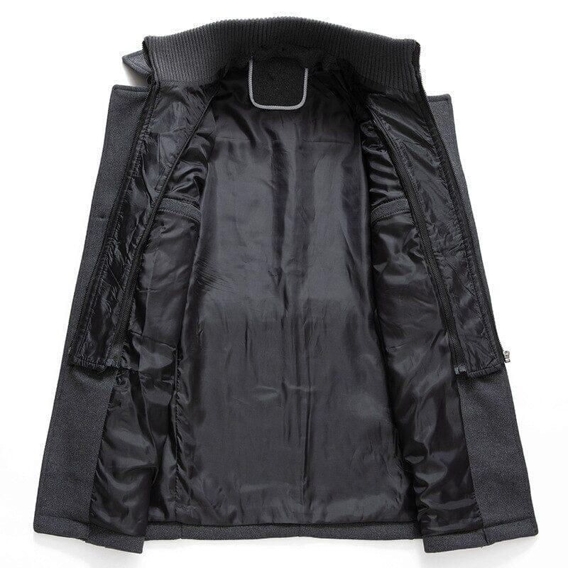 Elegant European Men's Coat – Modern Design with a Classic Touch