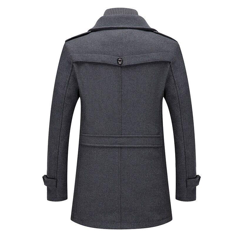 Elegant European Men's Coat – Modern Design with a Classic Touch