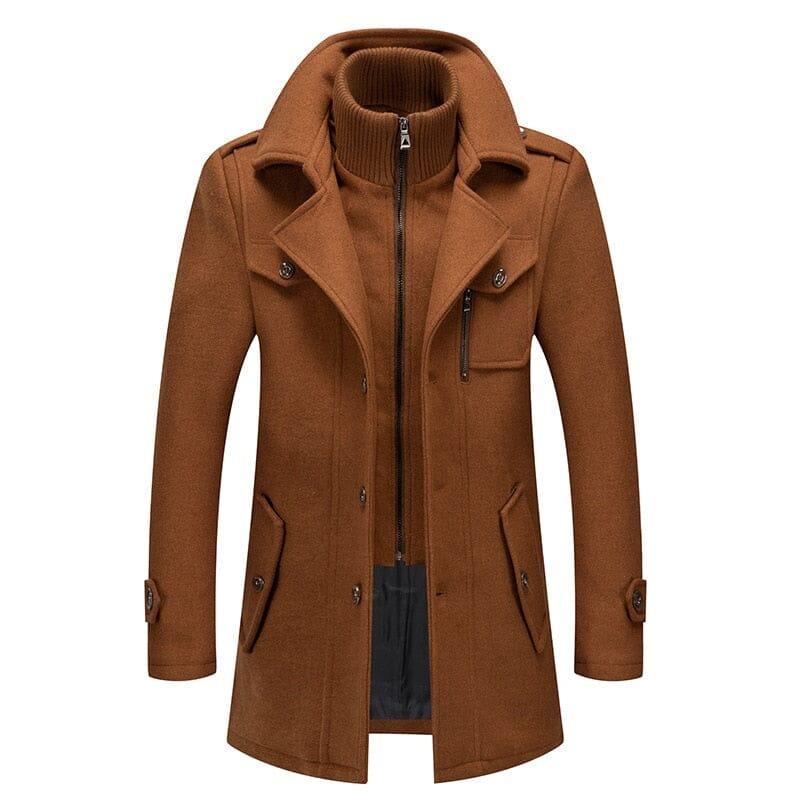 Elegant European Men's Coat – Modern Design with a Classic Touch
