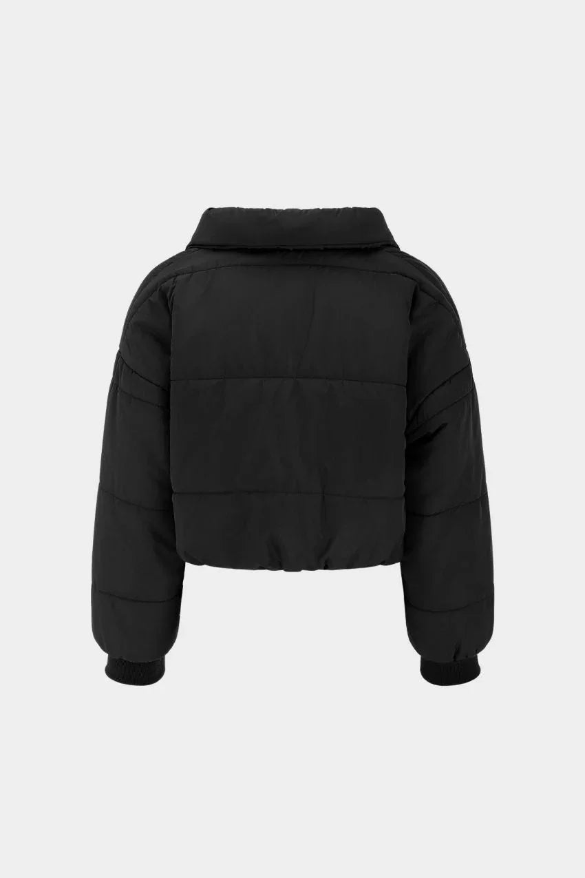 Casaco Puffer Feminino Inverno com Zíper – Toque suave e visual encantador