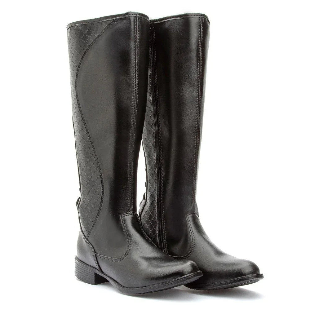 Lucari High-Top Black Riding Boots + Free Shipping + Immediate Delivery + Gift