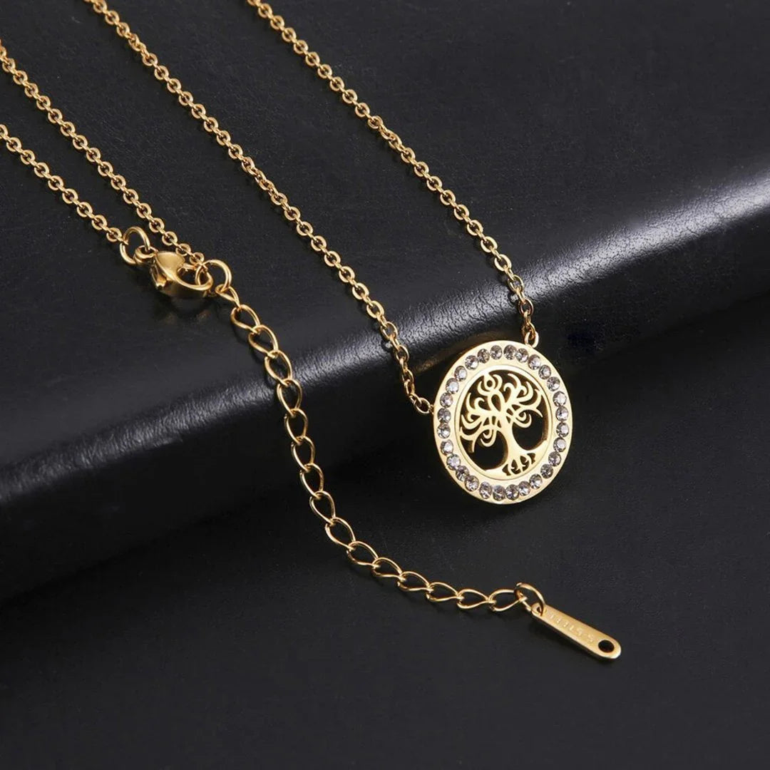 Colar Árvore da Vida Banhado a Ouro ou Prata