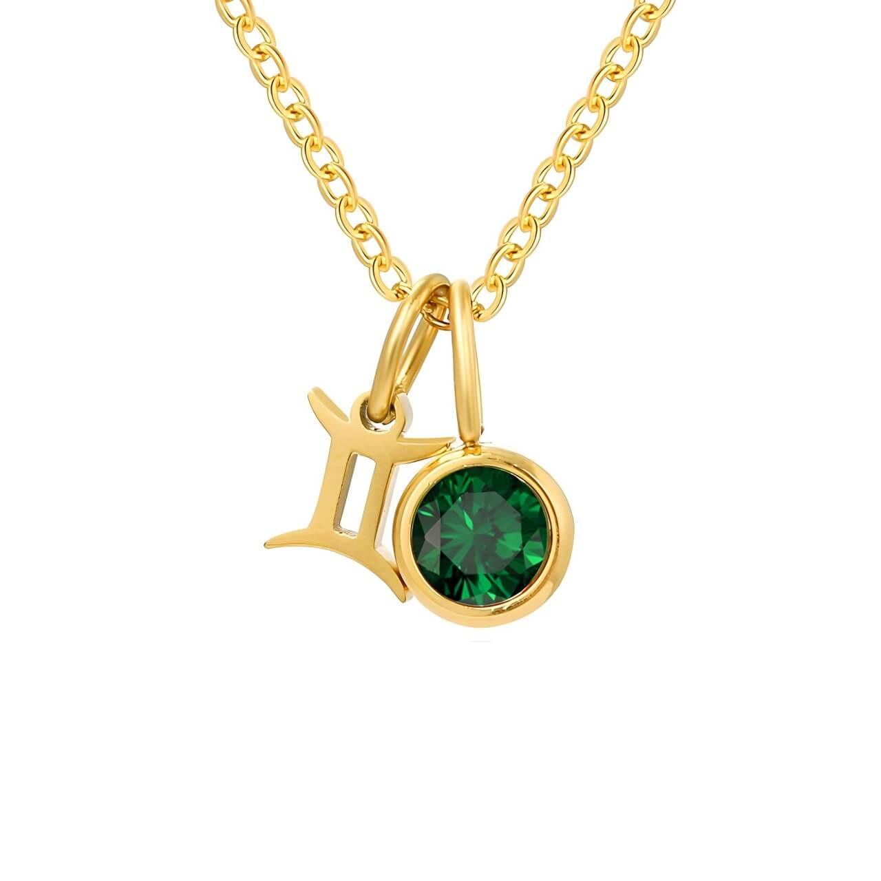 Colar Signos com Pedra Banhado em Ouro 18k - Sundian - Sundian