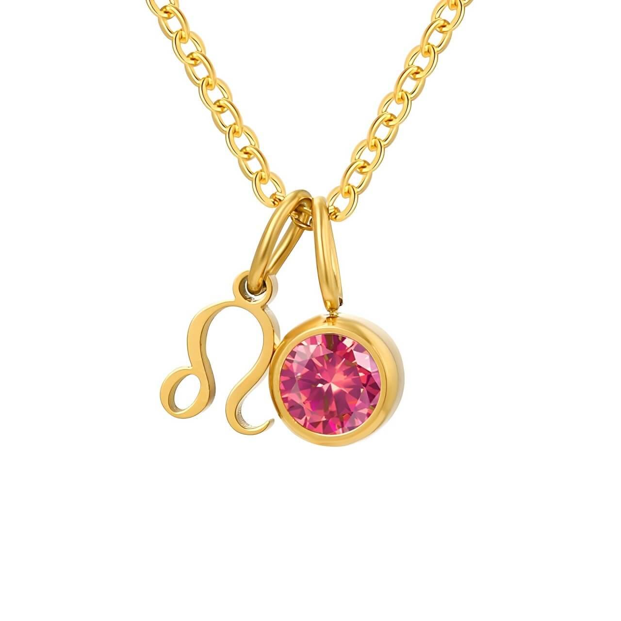 Colar Signos com Pedra Banhado em Ouro 18k - Sundian - Sundian