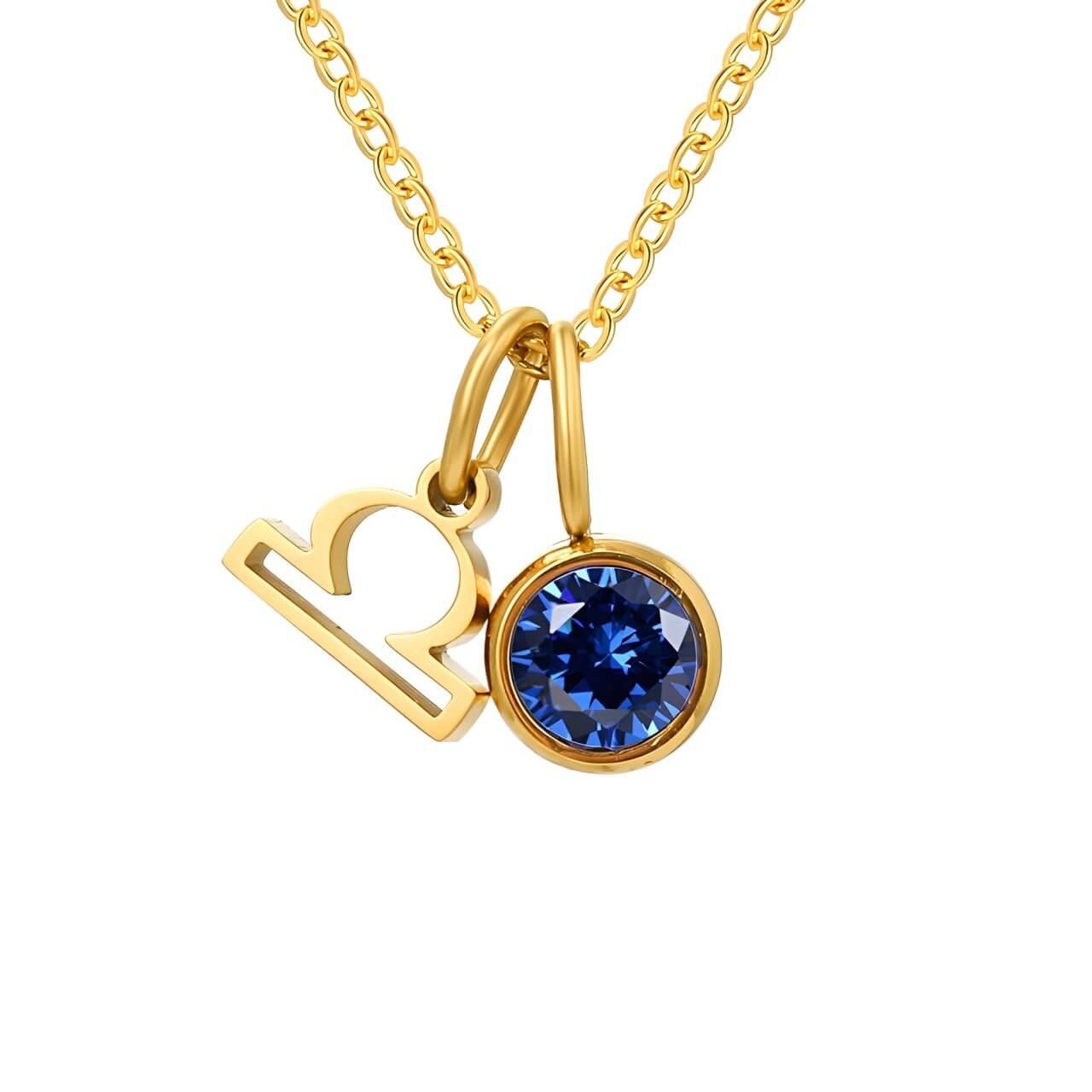 Colar Signos com Pedra Banhado em Ouro 18k - Sundian - Sundian