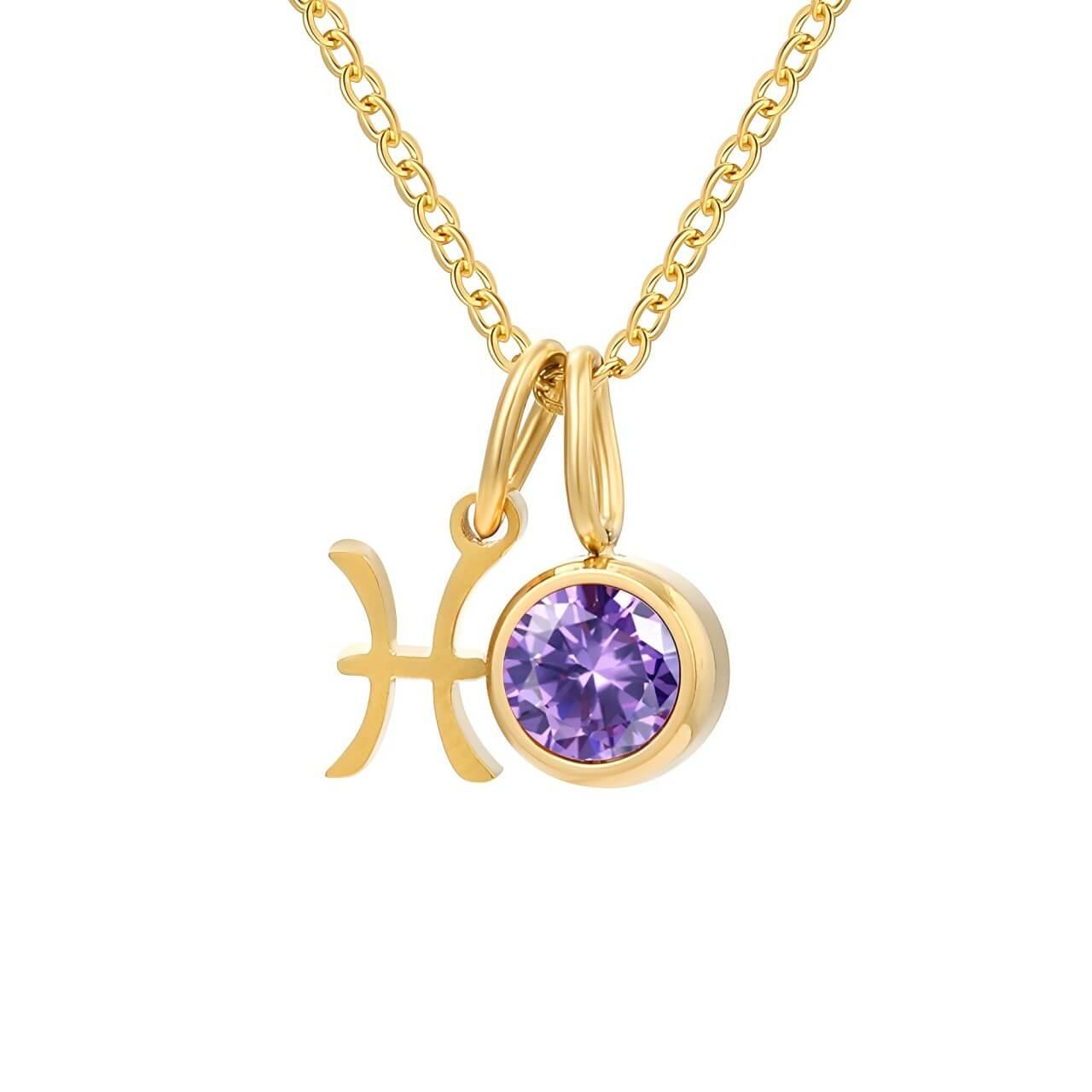 Colar Signos com Pedra Banhado em Ouro 18k - Sundian - Sundian