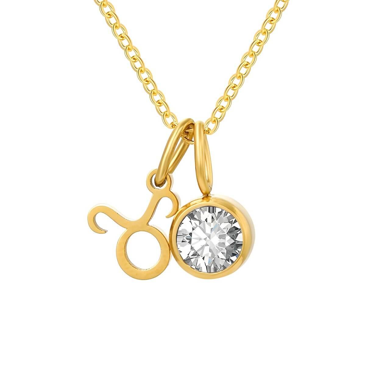 Colar Signos com Pedra Banhado em Ouro 18k - Sundian - Sundian
