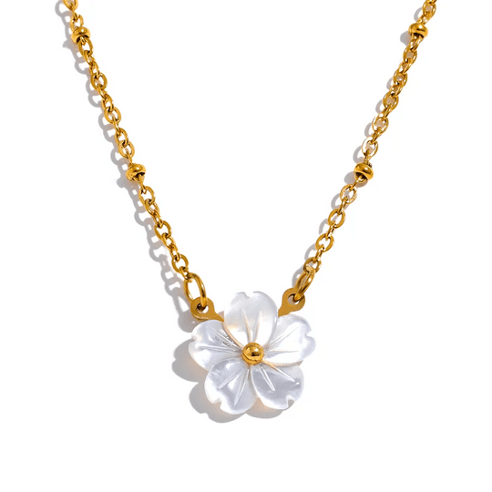Colar com Pingente Flor Natural - Sundian - Sundian