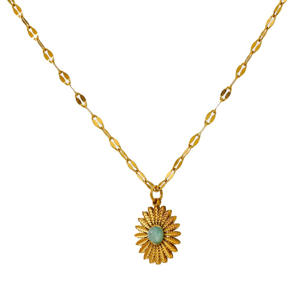 Colar Pingente Girassol Banhado a Ouro 18k - Sundian - Sundian