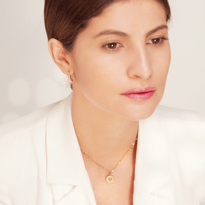 Colar Pingente Girassol Banhado a Ouro 18k - Sundian - Sundian