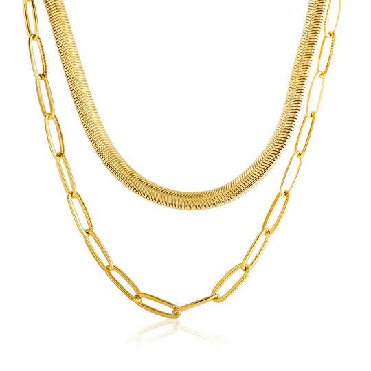 Colar Mix Banhado a Ouro 18k - Sundian - Sundian