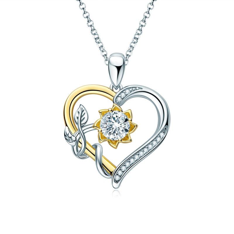 Colar Paixão Eterna Moissanite em Prata Banhado a Ouro 18k - Sundian - Sundian