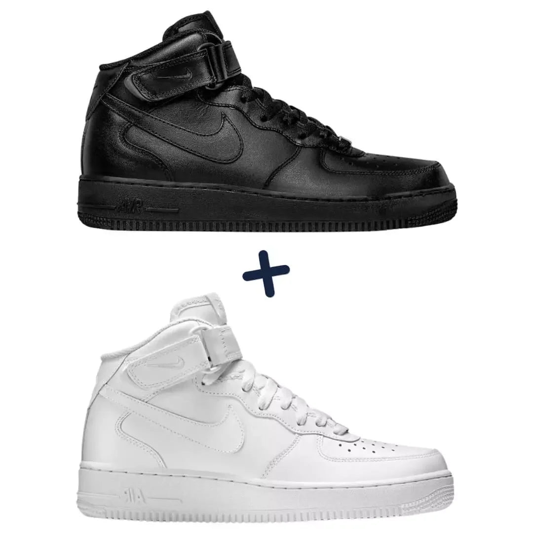 2 Pares Bota Nike Air Force Unissex COMPRE 1 LEVE 2 + Frete Grátis - Sundian