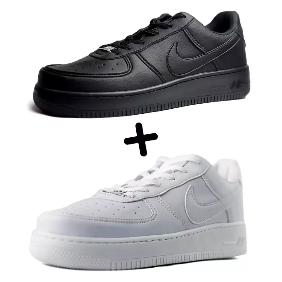 2 Pares Tênis Nike Air Force Unissex COMPRE 1 LEVE 2 + Frete Grátis - Sundian