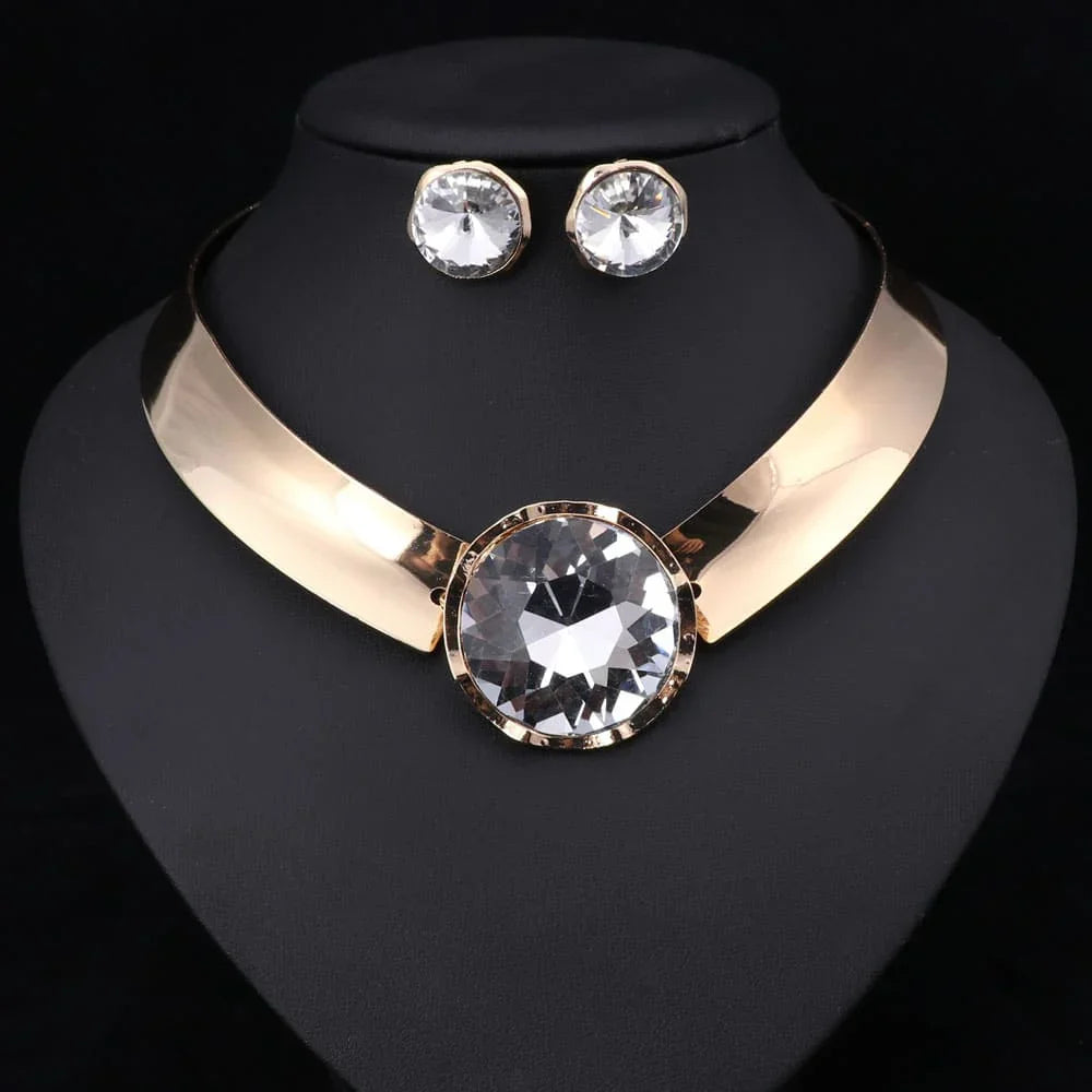 Conjunto de Joias Colar e Brincos - Lauren