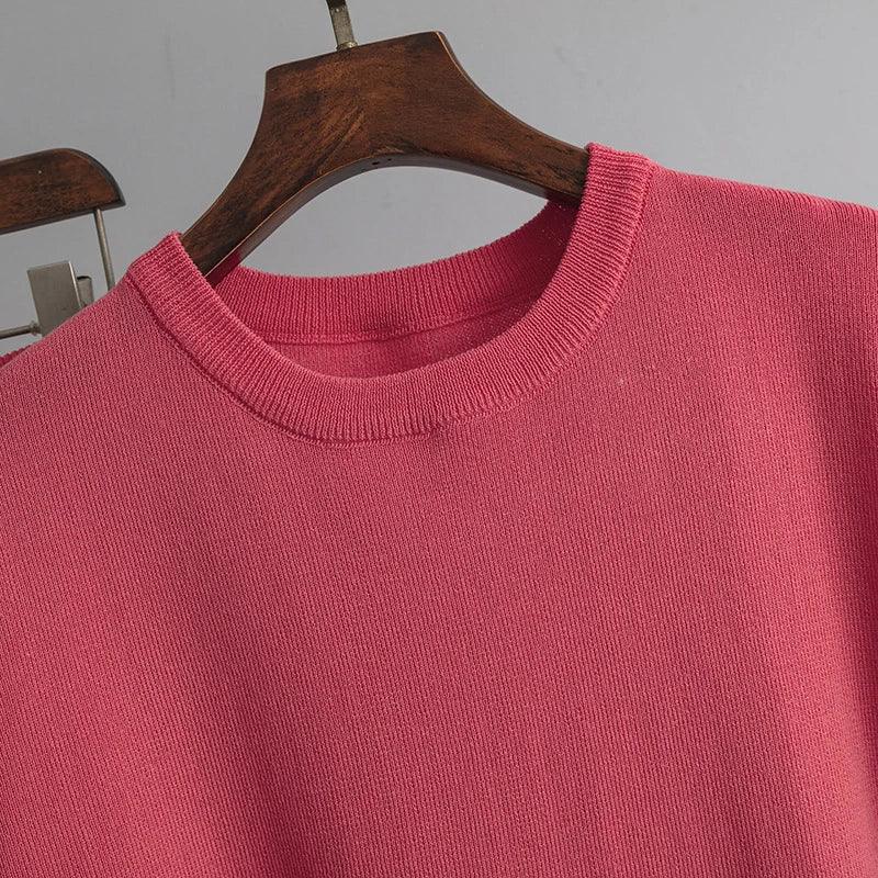 Conjunto de punto para mujer de nueva temporada: tacto suave y aspecto encantador.