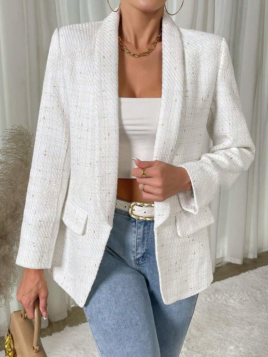 Blazer Feminino Casual em Linho Elegância Sutil - Sundian