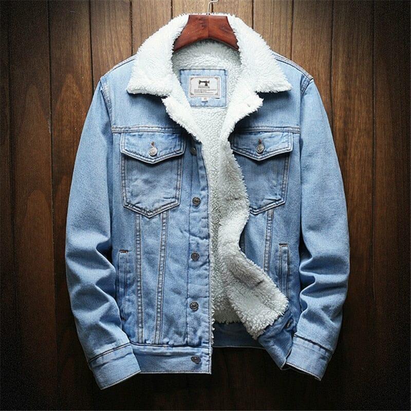 Jaqueta Masculina Jeans Scale - Forrada com Pelo – Sofisticação com caimento perfeito