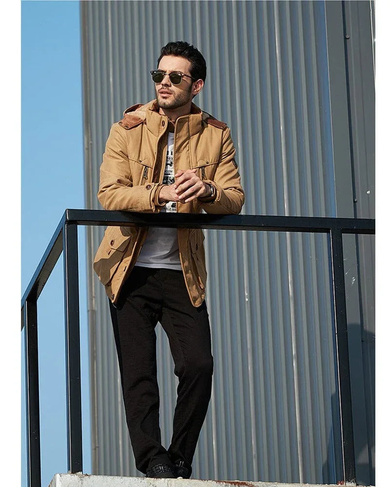 Jaqueta Masculina Spin Cast – Sofisticação com caimento perfeito