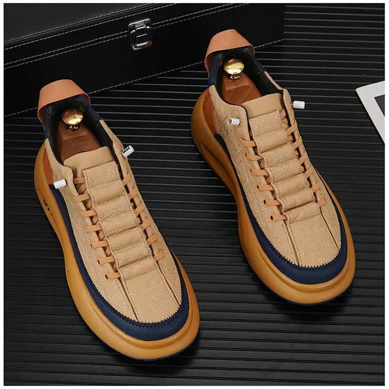 Tênis Masculino Casual de Couro ThunderFlex - Sundian - Sundian